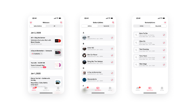 iOS App Screenshots