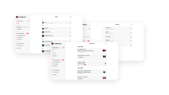 Web App Screenshots